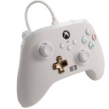 PowerA 1518809-01 mando y volante Blanco USB Gamepad Analógico/Digital Xbox One, Xbox Series S, Xbox Series X blanco/Dorado, Gamepad, Xbox One, Xbox Series S, Xbox Series X, Botón Compartir, Analógico/Digital, Alámbrico, USB