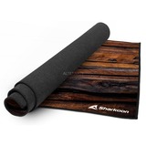 Sharkoon SKILLER SFM12 Wood, Alfombra protectora marrón