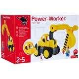 Simba Power-Worker Digger + Figurine, Vehículo de juguete amarillo/Gris, Digger, 2 año(s), Amarillo