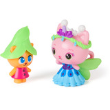 Spin Master Gabby's Dollhouse: La película - Set de figuras Reina Kitty Hada y Gatito Gnomo, Muñecos 