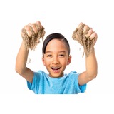 Spin Master Kinetic Sand, bolsa de 5 kg de Kinetic Sand marrón natural para mezclar, moldear y crear, para niños a partir de 3 años, Juego de arena Kinetic Sand , bolsa de 5 kg de marrón natural para mezclar, moldear y crear, para niños a partir de 3 años, Arena kinética infantil, 3 año(s), No tóxico, Marrón