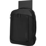 Targus TBB612GL mochila Mochila informal Negro Plástico reciclado negro, Ciudad, Compartimento del portátil, Plástico reciclado