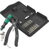 Wera 9532 Juego de taller para remachado de cadenas, 20 piezas, Kit de herramientas negro/Verde