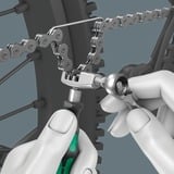 Wera 9532 Juego de taller para remachado de cadenas, 20 piezas, Kit de herramientas negro/Verde