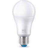 WiZ Bombilla 8 W (Equiv. 60 W) A60 E27, Lámpara LED Bombilla inteligente, Blanco, Wi-Fi, E27, Multi, 2700 K