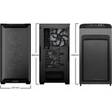 be quiet! Pure Base 501 LX Black Midi Tower Negro, Cajas de torre negro, Midi Tower, PC, Negro, ATX, micro ATX, Mini-ATX, Acrilonitrilo butadieno estireno (ABS), Vidrio, Acero, Multi