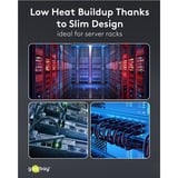 goobay Cable de parche ultraflexible Cat.6a slim, U/UTP blanco