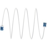 goobay Cable de parche ultraflexible Cat.6a slim, U/UTP blanco