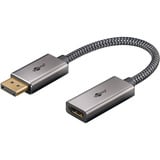 goobay Plus cable adaptador DisplayPort > HDMI, 8K @ 60Hz gris