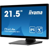 iiyama T2238MSC-B1, Monitor LED negro (mate)