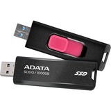 ADATA SC610 1 TB USB tipo A 3.2 Gen 2 (3.1 Gen 2) Negro, Unidad de estado sólido negro, 1 TB, USB tipo A, 3.2 Gen 2 (3.1 Gen 2), 550 MB/s, 10 Gbit/s, Negro