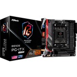 ASRock 90-MXBJE0-A0UAYZ, Placa base negro/Rojo