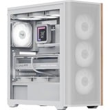 Aerocool D501A Midi Tower Negro, Madera, Cajas de torre blanco/Madera, Midi Tower, PC, Negro, Madera, ATX, micro ATX, Mini-ITX, Acrilonitrilo butadieno estireno (ABS), SPCC, Madera, Juego
