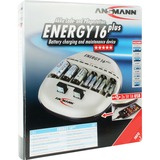 Ansmann Energy 16+ Cargadores de batería 9v, AA, AAA, C, D