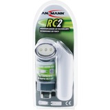 Ansmann RC2 Negro, Plata Linterna de mano LED blanco/Negro, Linterna de mano, Negro, Plata, LED, 3 lámpara(s), 12 lm, 20 m