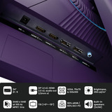 Arozzi Nova 34T2K165, Monitor de gaming lila