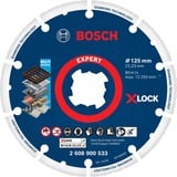 Bosch 2 608 900 533 accesorio para amoladora angular Corte del disco, Hoja Corte del disco, Acero inoxidable, Acero, 12,5 cm, Bosch, Centro plano, 2,22 cm