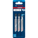 Bosch Expert 2608900567 Hoja de sierra de vaivén Diamond 3 pieza(s) Hoja de sierra de vaivén, Baldosa blanda, Diamond, Gris, 8,3 cm, 3 pieza(s)