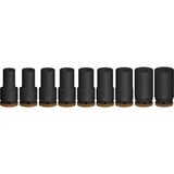 Bosch Juego de dados de impacto PRO 3/4", 9 piezas, Llave de tubo negro