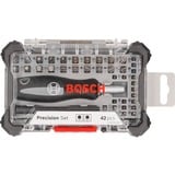 Bosch Juego de puntas para destornillador PB SDB, con puntas de precisión y estándar, Conjuntos de bits gris/Negro