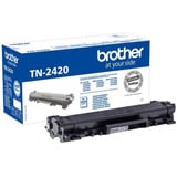 Brother TN-2420 cartucho de tóner 1 pieza(s) Original Negro 3000 páginas, Negro, 1 pieza(s)