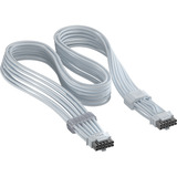 Corsair ThermalProtect 12V-2x6 cable de alimentación blanco