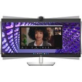 Dell P Series P3424WEB pantalla para PC 86,7 cm (34.1") 3440 x 1440 Pixeles 4K Ultra HD LCD Negro, Monitor LED negro/Plateado, 86,7 cm (34.1"), 3440 x 1440 Pixeles, 4K Ultra HD, LCD, 8 ms, Negro