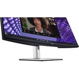 Dell P Series P3424WEB pantalla para PC 86,7 cm (34.1") 3440 x 1440 Pixeles 4K Ultra HD LCD Negro, Monitor LED negro/Plateado, 86,7 cm (34.1"), 3440 x 1440 Pixeles, 4K Ultra HD, LCD, 8 ms, Negro
