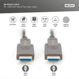 Digitus AK-330127-150-S, Cable negro