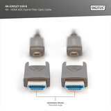 Digitus AK-330127-150-S, Cable negro