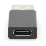 Digitus Adaptador USB Tipo-C, USB A - USB-C 