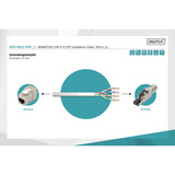 Digitus Cable de instalación Professional ASSNET250 Cat.6 U/UTP simplex, Eca gris