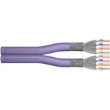 Digitus Cable de instalación Professional Cat.6 U/UTP Duplex, Dca-s2,d2,a1 violeta
