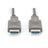 Digitus Cable híbrido de fibra óptica HDMI / Micro HDMI AOC, UHD 4K negro