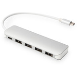 Digitus DA-70242-1, Hub USB plateado