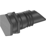 GARDENA Micro-Drip-System tapón de cierre 4,6mm (3/16"), Cerraduras gris oscuro