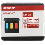 GEDORE R63043003 set de conectores y conector, Llave de tubo rojo/Negro, 830 g, 47 mm