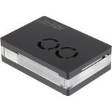 Joy-IT RB-CASEP4+03B para Raspberry Pi 4 B, Caja/Carcasa negro/Transparente