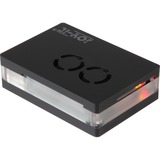 Joy-IT RB-CASEP4+03B para Raspberry Pi 4 B, Caja/Carcasa negro/Transparente