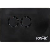 Joy-IT RB-CASEP4+03B para Raspberry Pi 4 B, Caja/Carcasa negro/Transparente