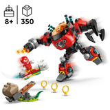 LEGO Knuckles vs. Meca Egg Crusher del Dr. Eggman, Juegos de construcción Juego de construcción, 8 año(s), Plástico, 350 pieza(s), 452 g