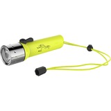 Ledlenser D14.2 Frogman Amarillo Linterna de mano, Luz de LED verde neón, Linterna de mano, Amarillo, Policarbonato, IPX8, LED, 1 lámpara(s)