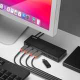 Lindy 43228 hub de interfaz USB 3.2 Gen 1 (3.1 Gen 1) Type-A 5000 Mbit/s Negro, Hub USB USB 3.2 Gen 1 (3.1 Gen 1) Type-A, USB 3.2 Gen 1 (3.1 Gen 1) Type-A, USB 3.2 Gen 1 (3.1 Gen 1), 5000 Mbit/s, Negro, Plástico