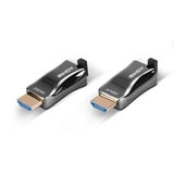 Lindy Extensor dongle HDMI de fibra óptica 4K, Alargador de HDMI 