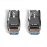 Lindy Extensor dongle HDMI de fibra óptica 4K, Alargador de HDMI 