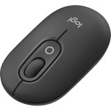 Logitech POP Mouse, ratón inalámbrico Bluetooth compacto y portátil con botones programables y clics discretos, tecnología Easy-Switch para alternar hasta 3 dispositivos, portátil, tablet, PC: grafito grafito, ratón inalámbrico Bluetooth compacto y portátil con botones programables y clics discretos, tecnología Easy-Switch para alternar hasta 3 dispositivos, portátil, tablet, PC: grafito, Ambidextro, Óptico, Bluetooth, Grafito