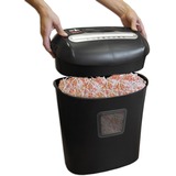 Peach PS500-40 triturador de papel Corte cruzado 68 dB Negro, Destructora de documentos negro, Corte cruzado, 21 L, 250 hojas, 68 dB, 10 hojas, Negro