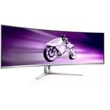 Philips Evnia 8000 49M2C8900/00 pantalla para PC 124,2 cm (48.9") 5120 x 1440 Pixeles Dual QHD QD-OLED Blanco, Monitor de gaming blanco, 124,2 cm (48.9"), 5120 x 1440 Pixeles, Dual QHD, QD-OLED, 0,03 ms, Blanco