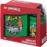 Room Copenhagen Set de fiambreras LEGO Ninjago Green, Caja de almuerzo negro/Verde