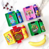 Room Copenhagen Set de fiambreras LEGO Ninjago Green, Caja de almuerzo negro/Verde